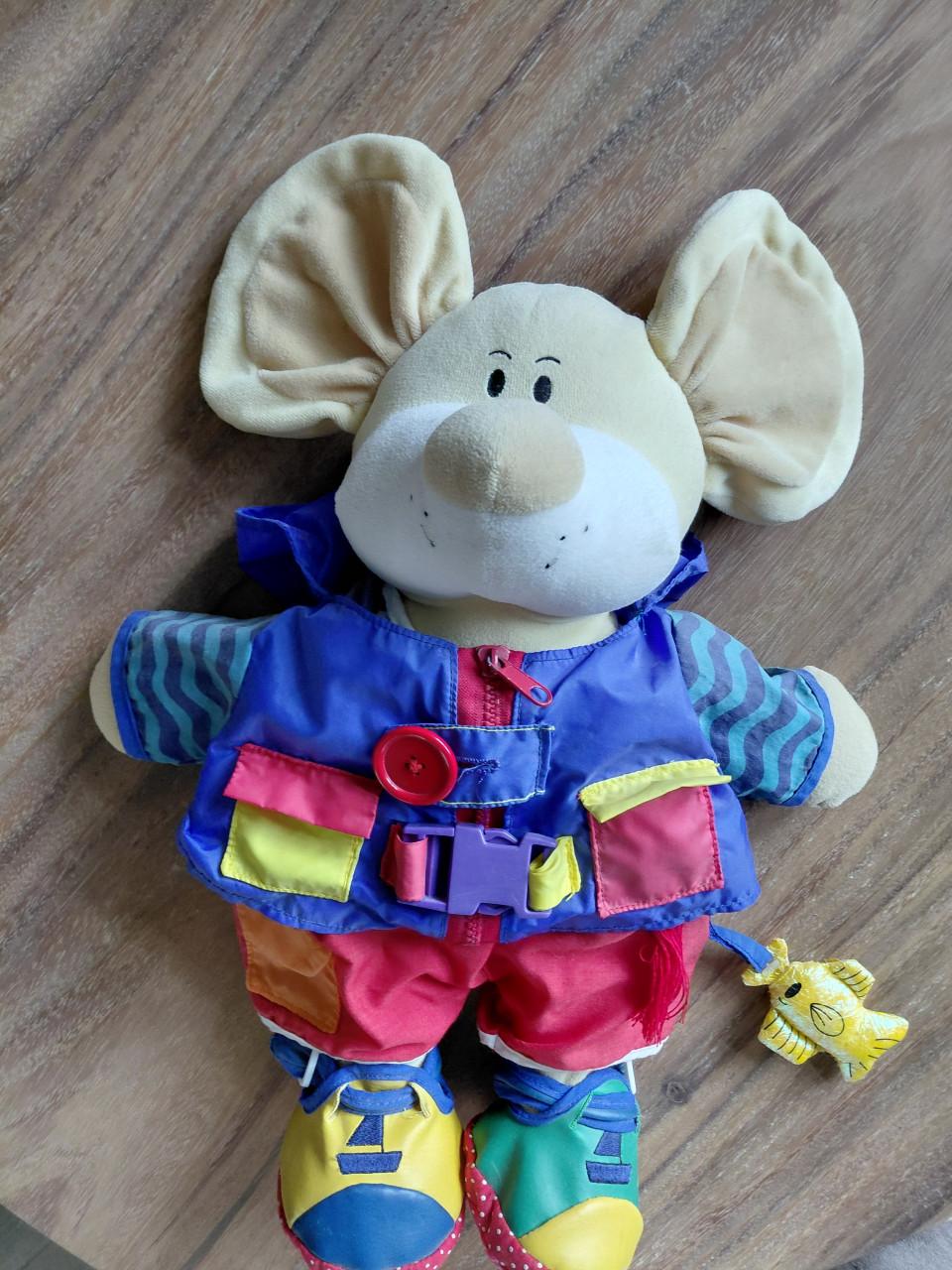 Knuffel / aankleed muis