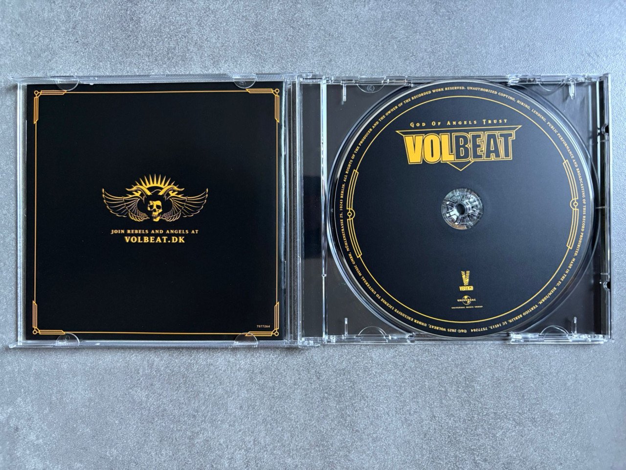 Volbeat - God Of Angels Trust cd nieuwst.