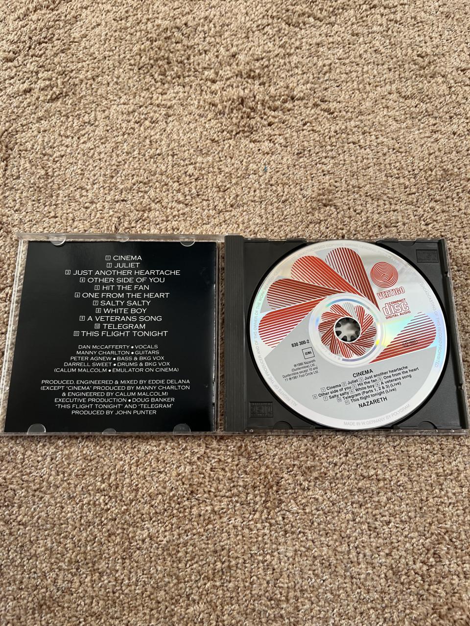 Cd- Nazareth, titel: Cinema