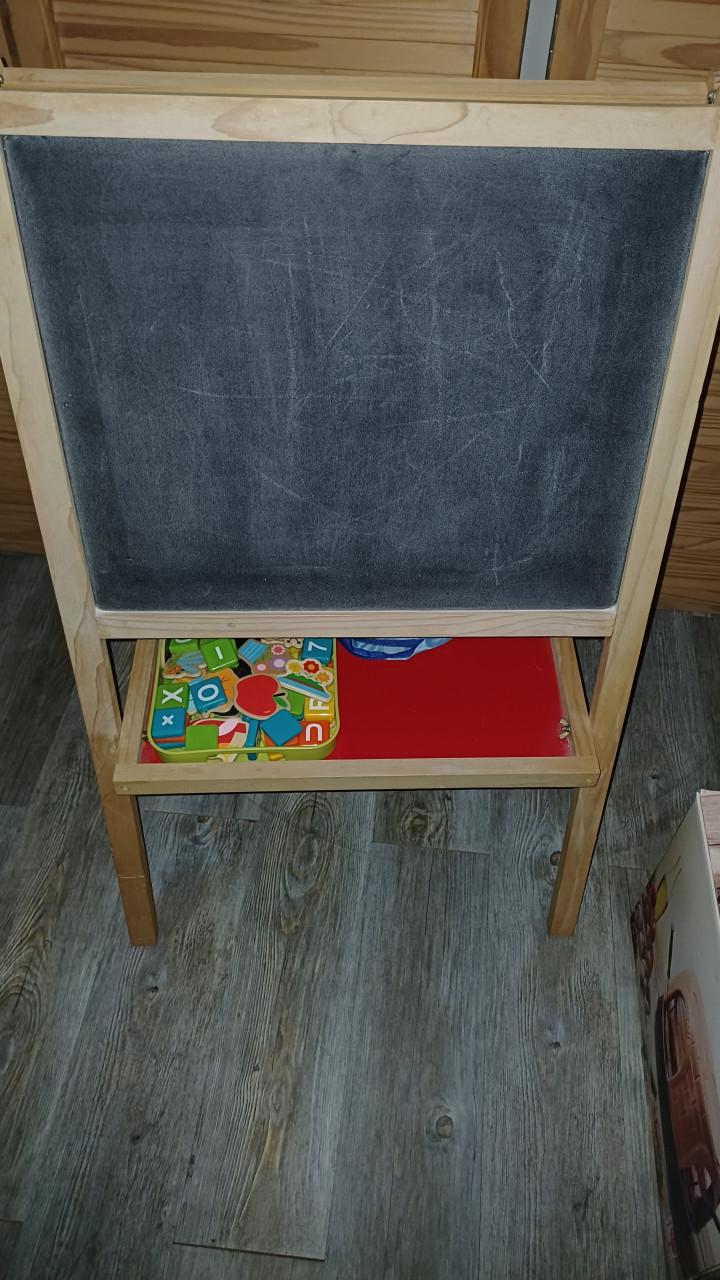 Schoolbord, cijfer en letterbord