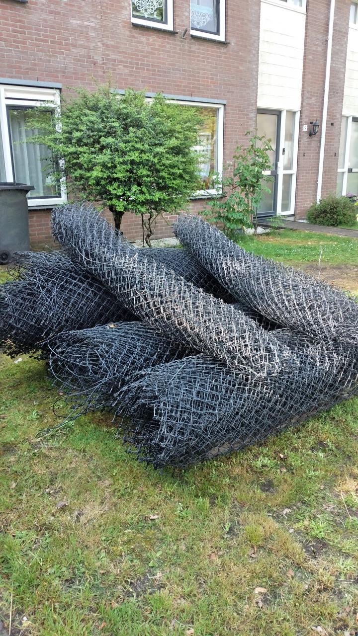 Harmonica gaas hekwerk zwart