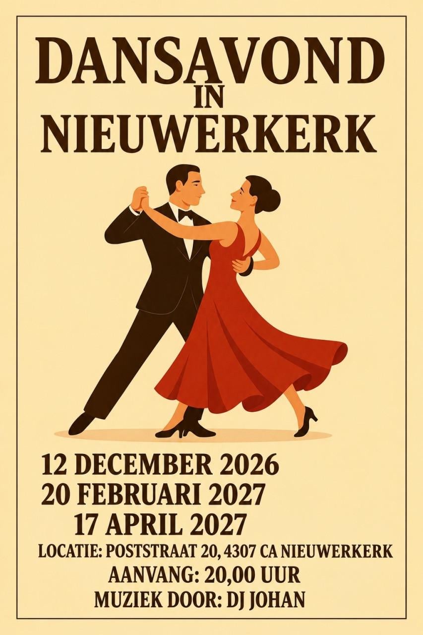 Dansavond in Nieuwerkerk