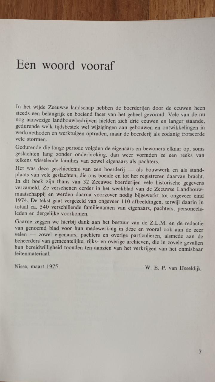 Oude Boerderijen in Zeeland, Van IJsseldijk 1975