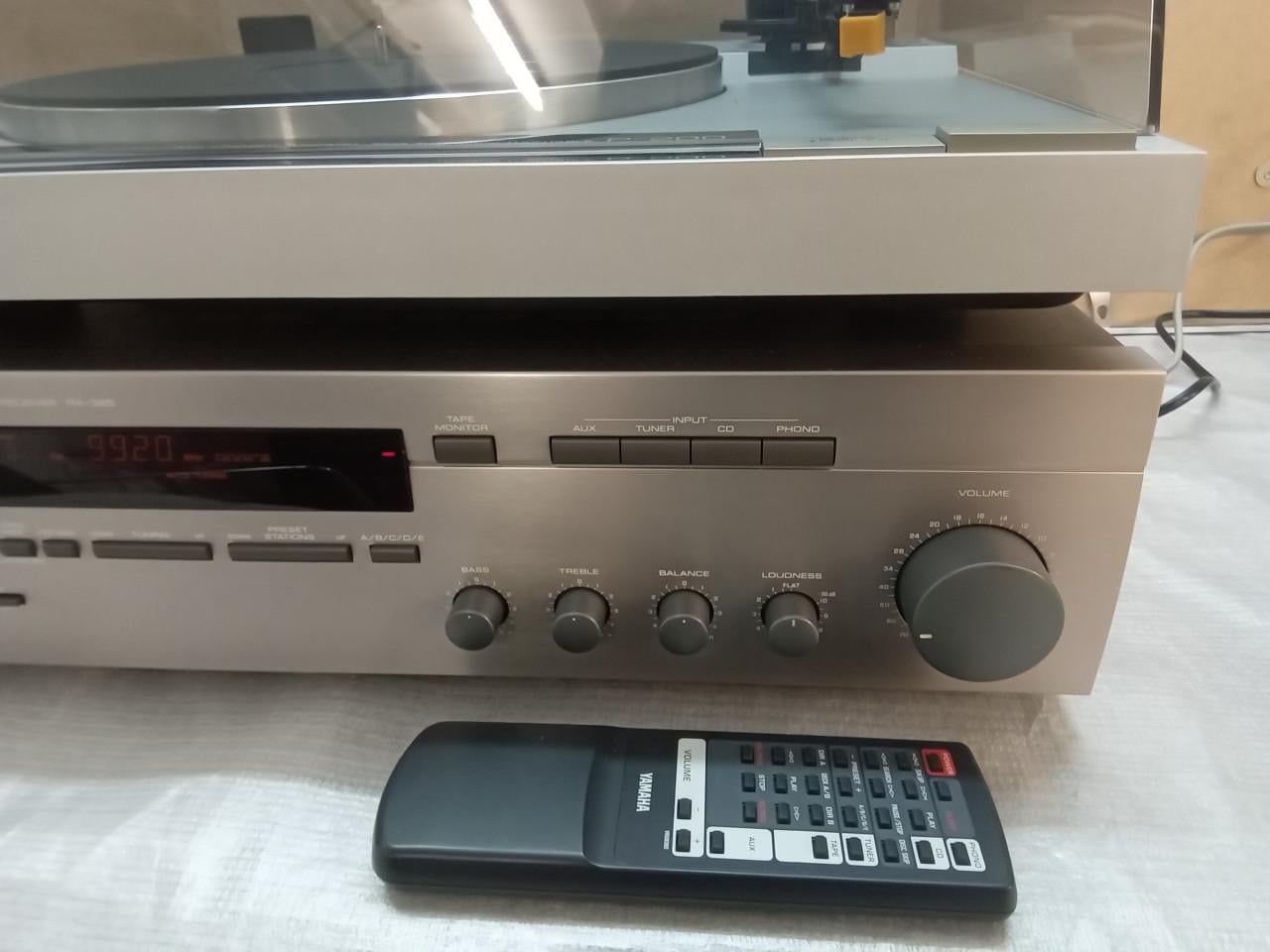 Yamaha Platenspeler & Receiver