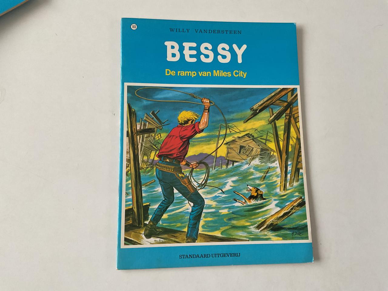 Stripboekjes van Bessy. Willy Vandersteen.  102-103-105-106-113-114-120.