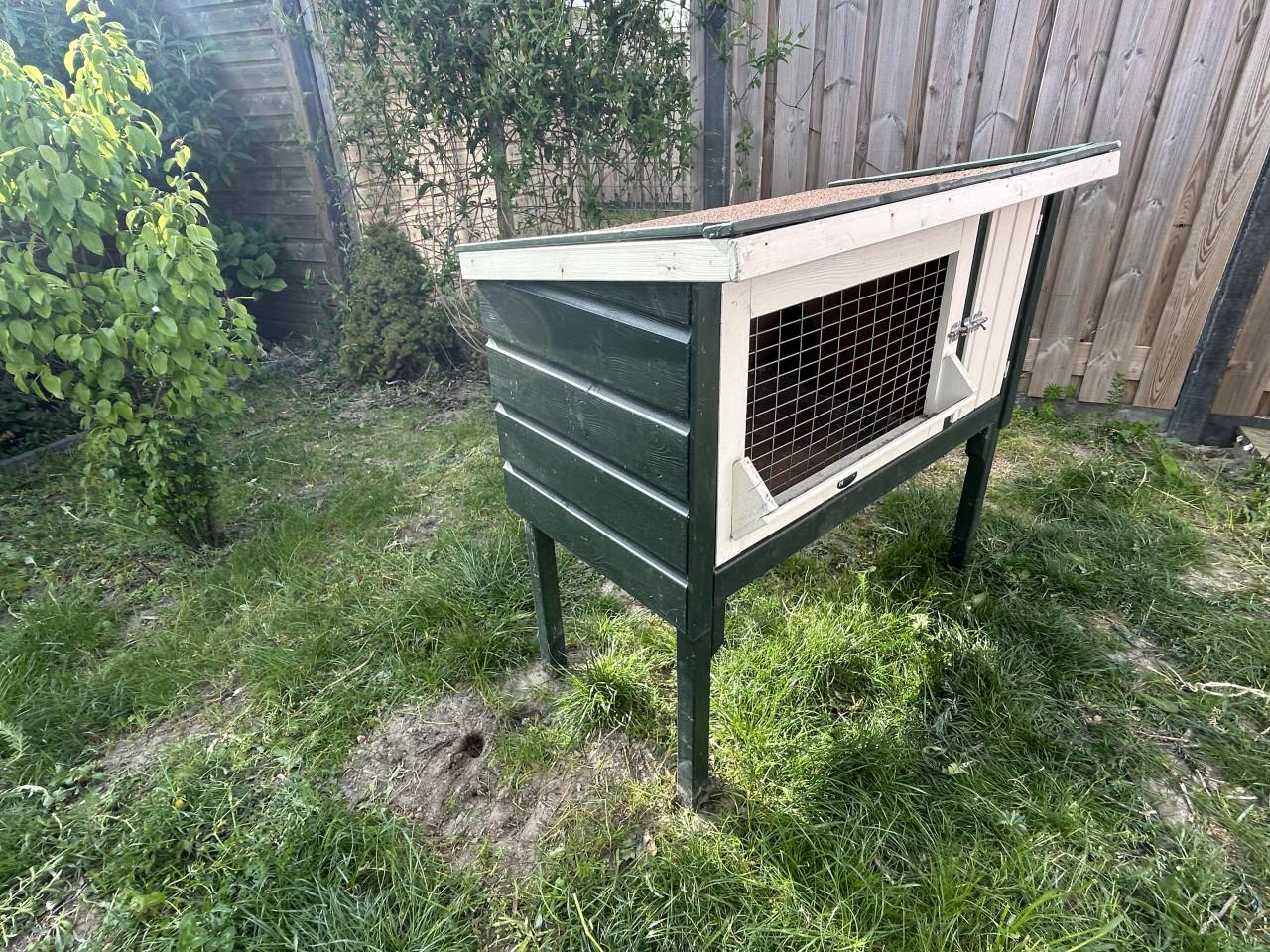 Mooi en stevig konijnenhok