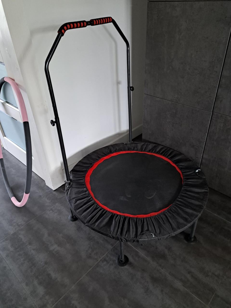 Fitness trampoline en fitness Hoepel