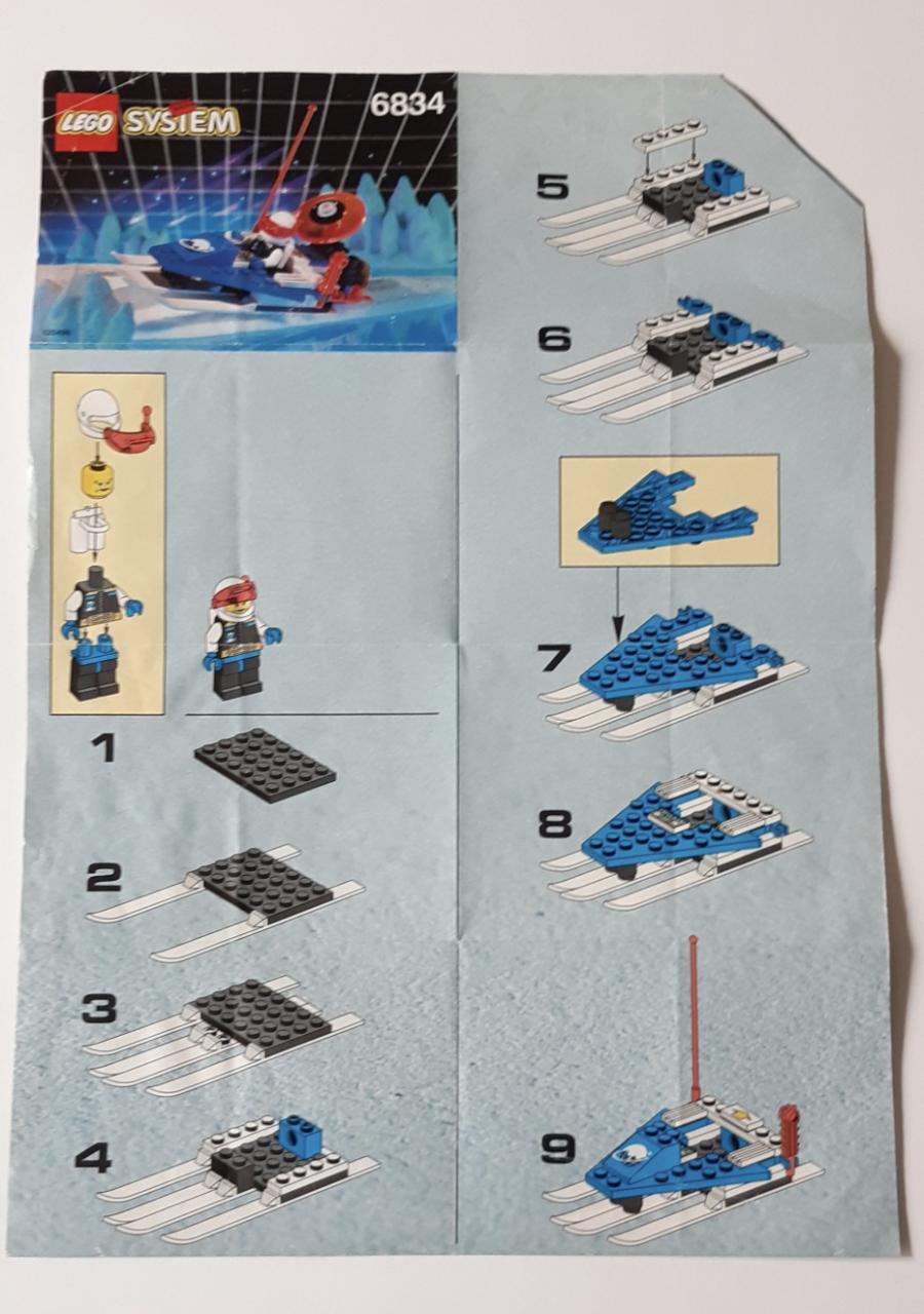 Lego 6834 ice planet celestal sled met Ice Planet Chief
