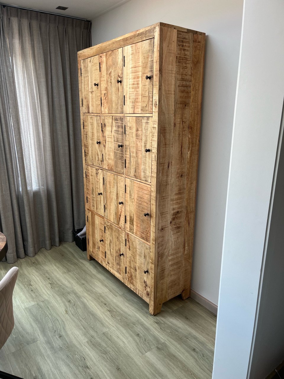 Massief mango houten vakkenkast