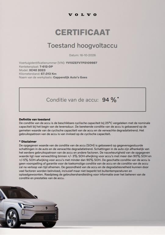 Volvo XC40 recharge plus