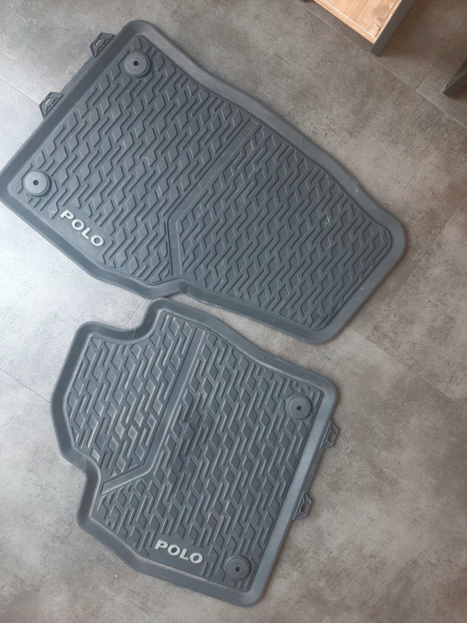 Volkswagen Polo rubber all-weather mattenset voorkant