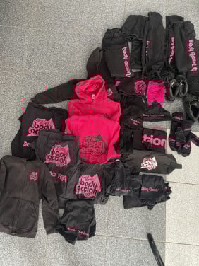Bodyaction kleding (hele doos vol)