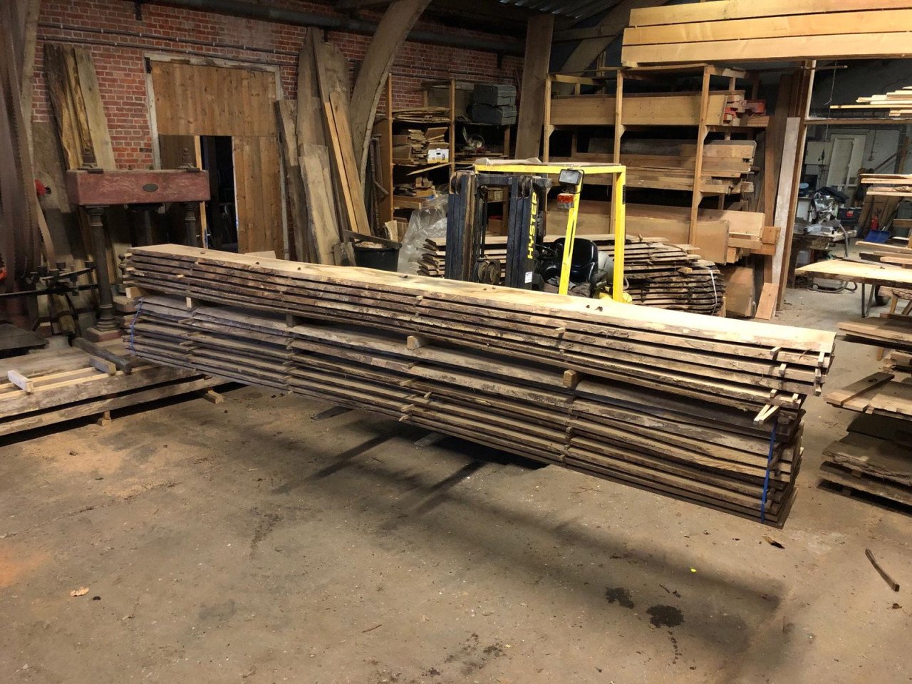 Zeeuwse Iep / Olm stam, hout voor meubels en interieur