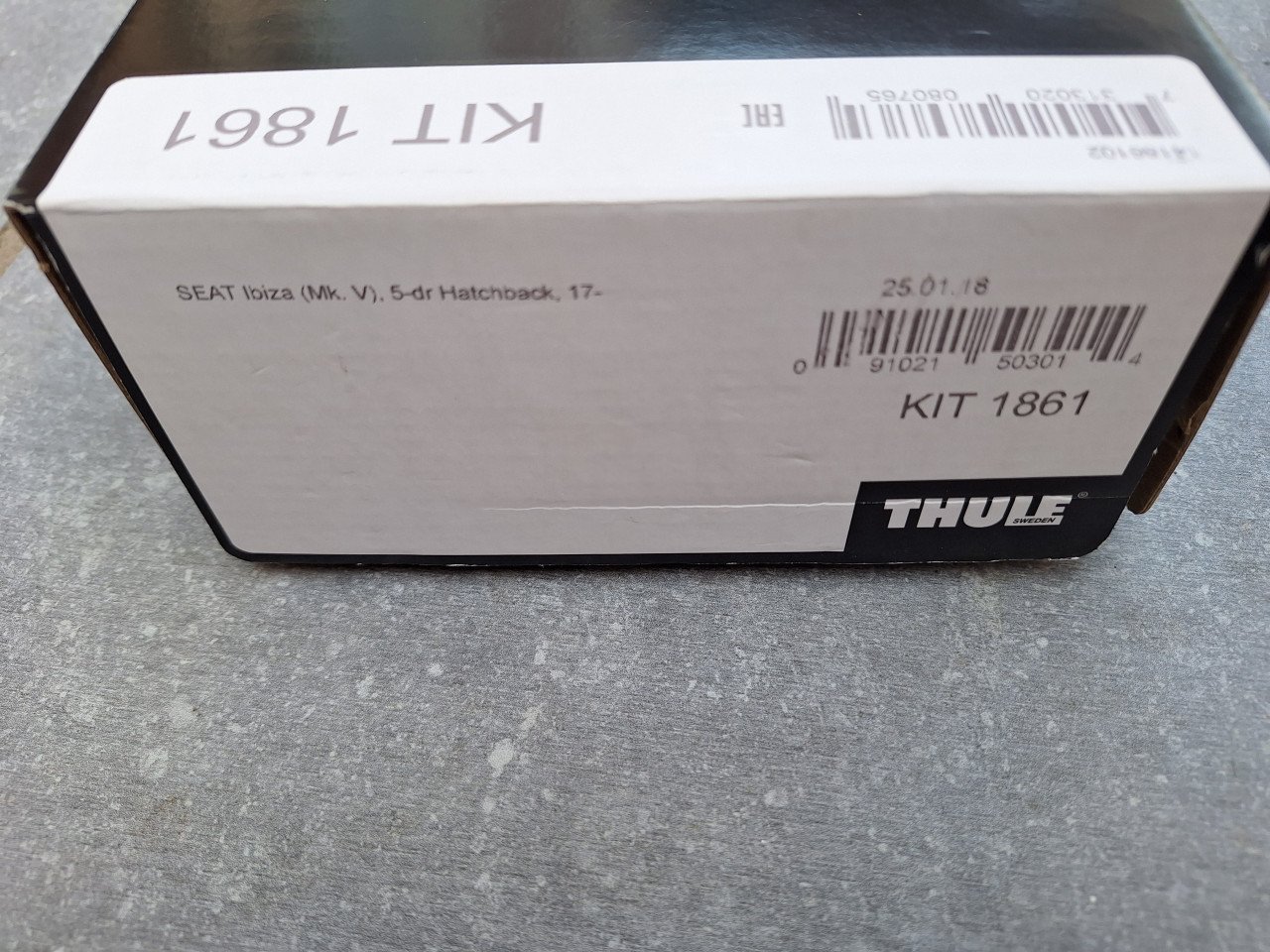 Thule kitset 1861 | Seat Ibiza 5-deurs vanaf bouwjaar 2017
