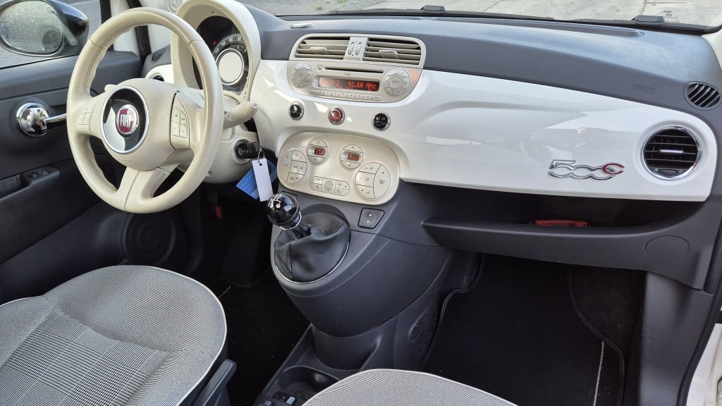 Fiat 500 C 1.2 lounge *cabrio*airco*parkeersensoren*lmv*ecc*