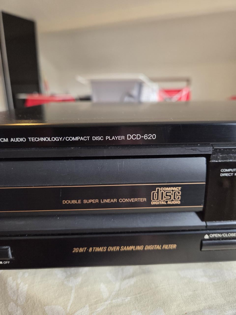 GERESERVEERD   Denon CD Speler+ Cassettedeck