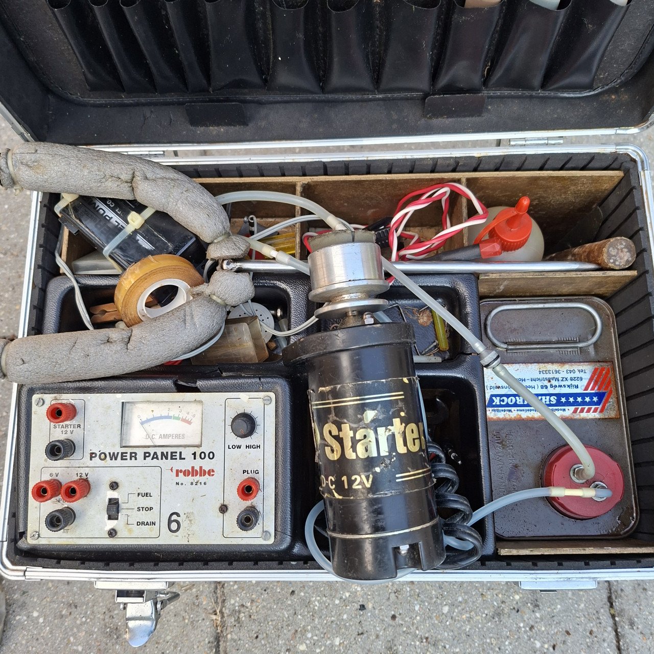 Vintage rc vliegtuig