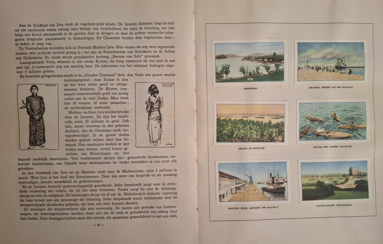 Een reis naar Indië, door N. H. Slinger, met 120 plaatjes compleet
