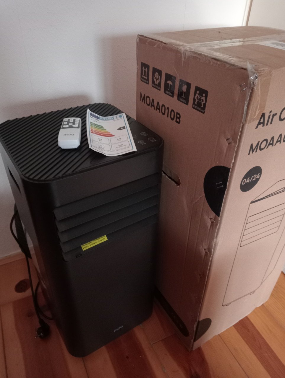 MOA Mobiele Airco - Tot 30m² - Zwart