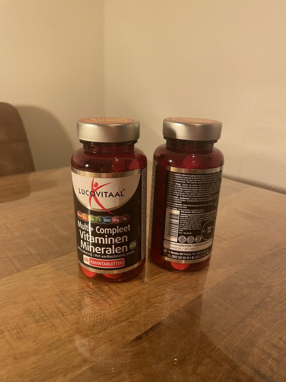 Nieuwe lucovitaal vitaminen en mineralen