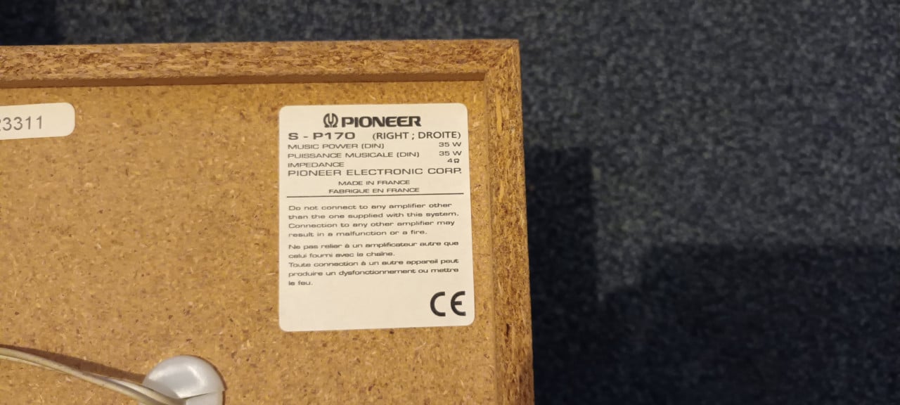 Pioneer luidsprekers