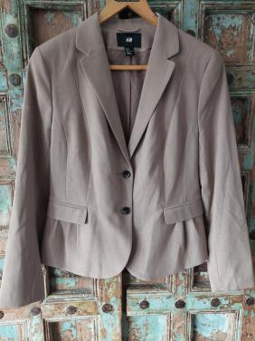 Nieuwe Damesblazer H&M mt 44 taupekleur