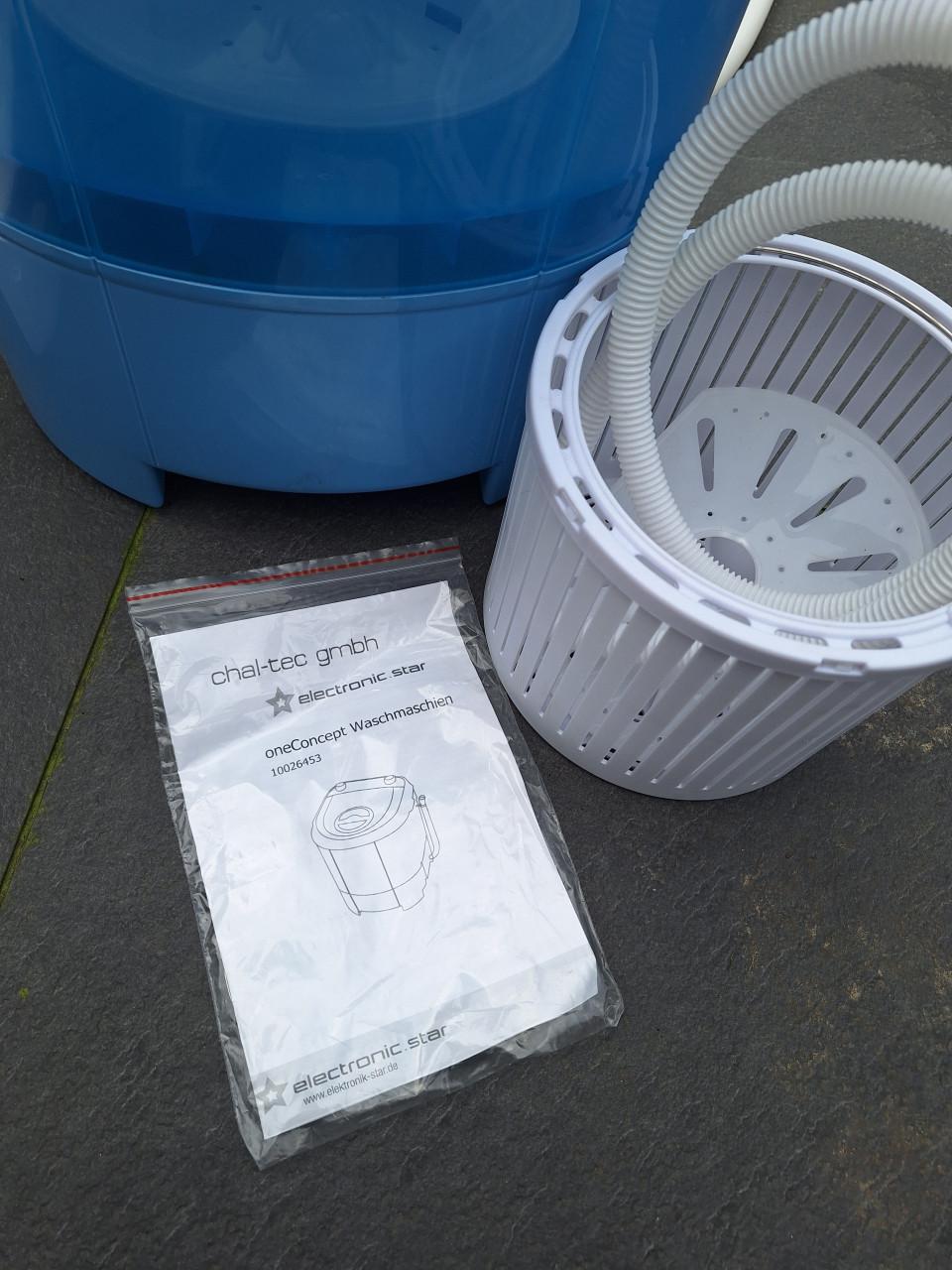 OneConcept campingwasmachine – model 10026453 – 2,8 kg