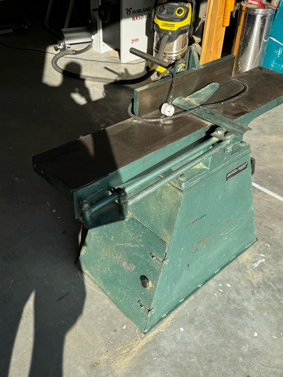 Robuuste Descente 30cm vlakbank op 240volt / schaafbank