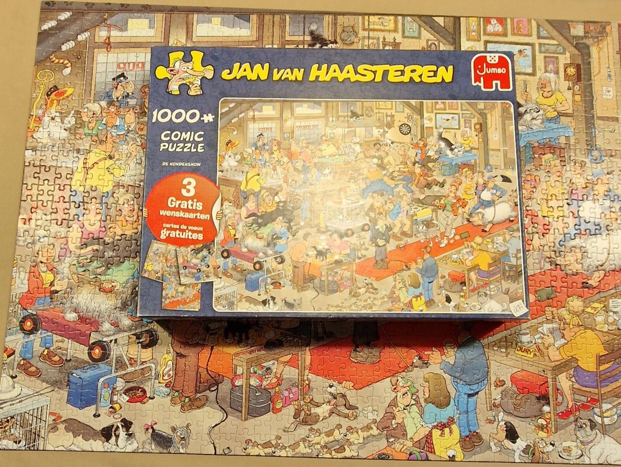 Puzzel Jan van Haasteren 1000st. de Hondenshow