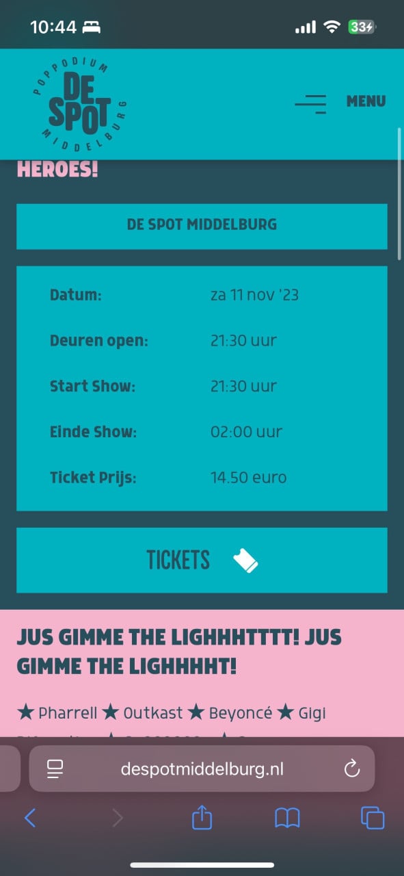 De spot zero’s kaartje
