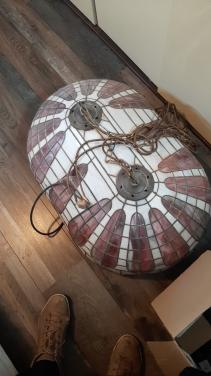 Tiffany biljart of leestafellamp