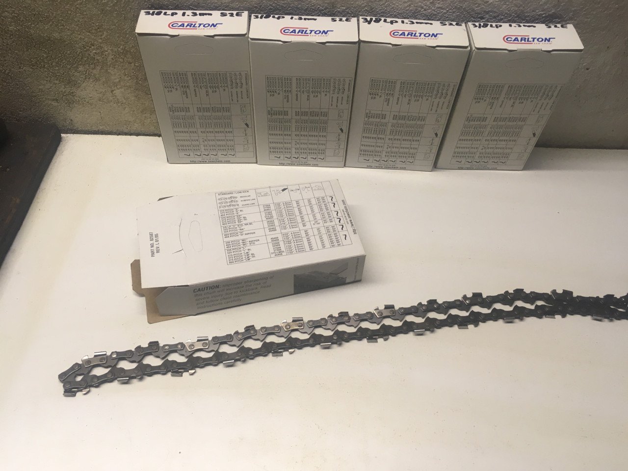 5X zaagketting voor kettingzaag dolmar, husqvarna etc gloednieuw