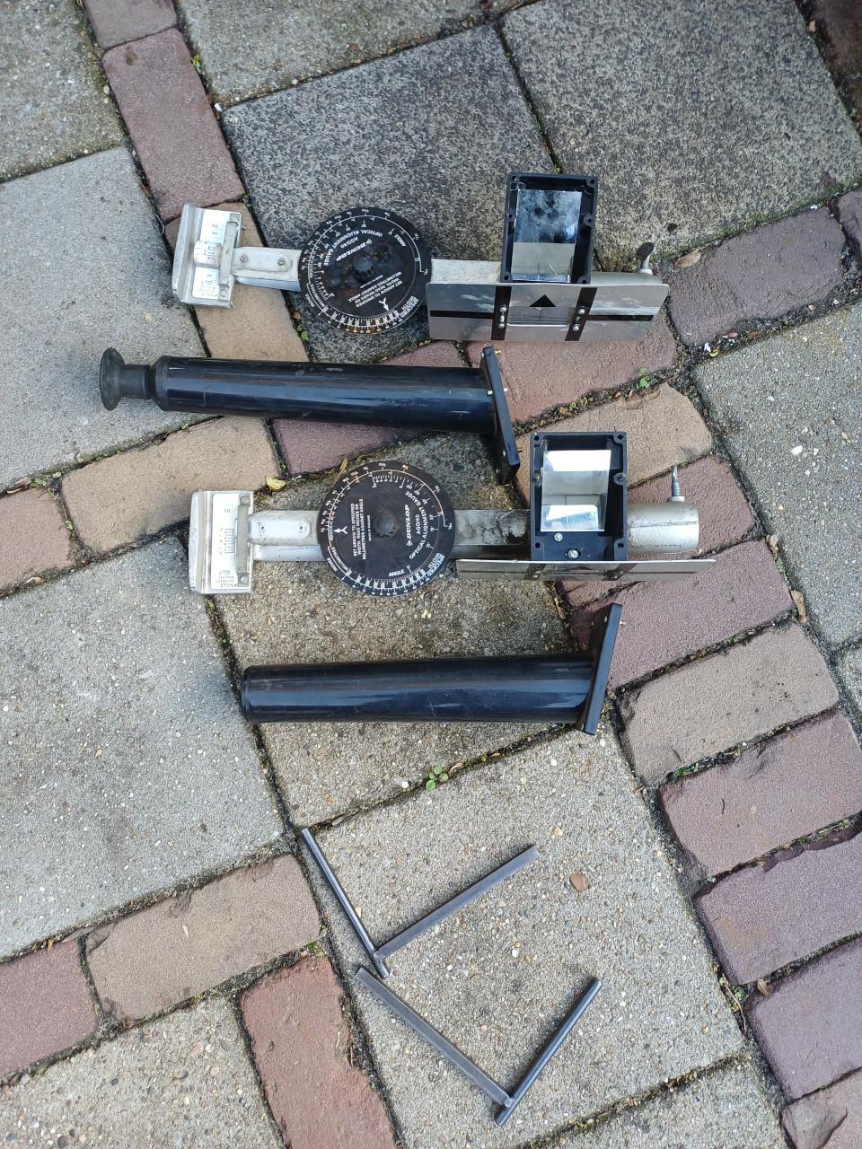 Apparatuur om wielen uit te lijnen