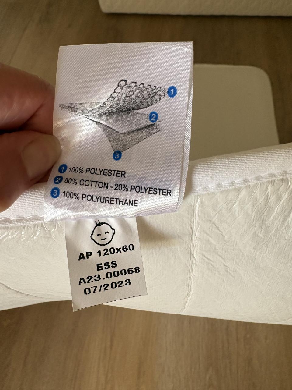 NIEUW ! Aerosleep ledikant matras 120x60cm
