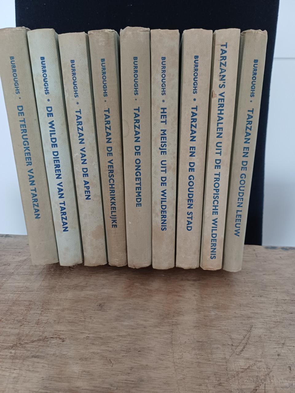 9 leesboeken van Tarzan