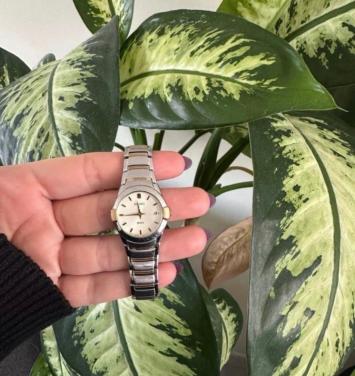 Seiko dameshorloge zilver/goud met extra schakels