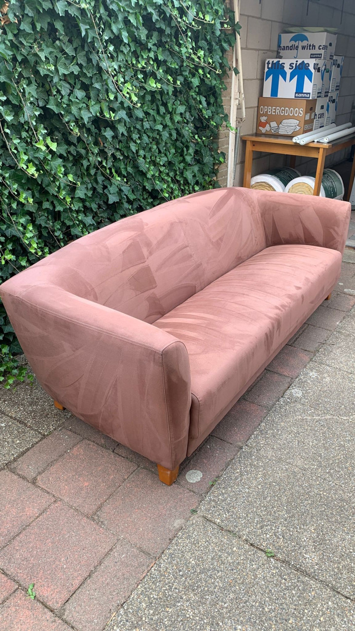 3-zits-bank gratis roze