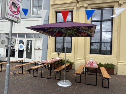 Ultra luxe TUUCi parasol incl kunst