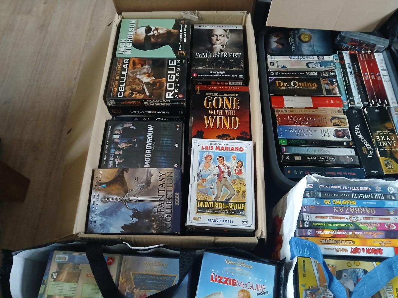 Dvd collectie 0,50ct per stuk