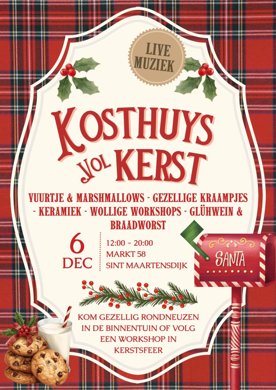 Kosthuys vol Kerst & workshops - Sint-Maartensdijk