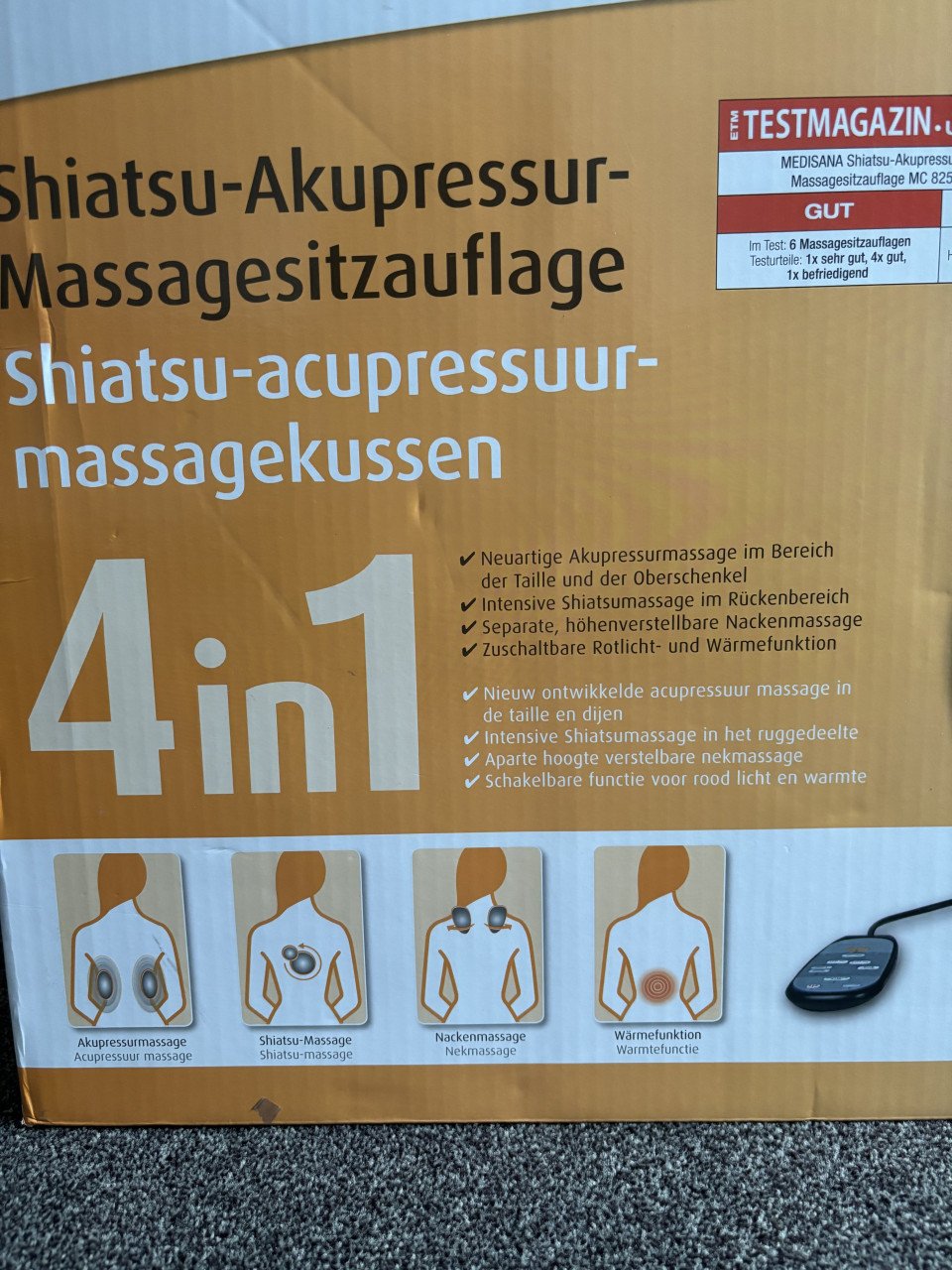 Luxe Medisana Massagestoel / Massagekussen