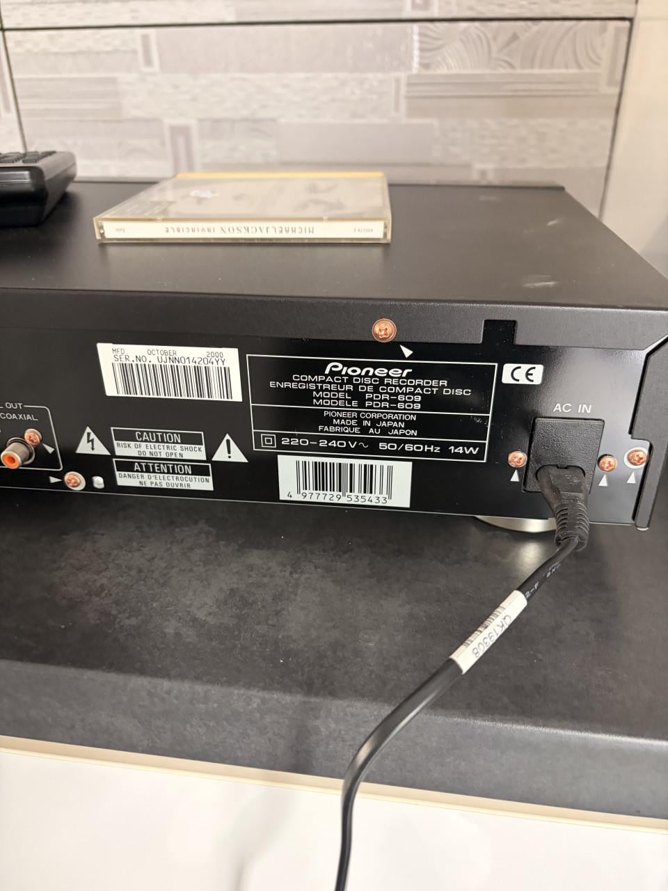 Pioneer cd speler recorder+ Afstandsbediening