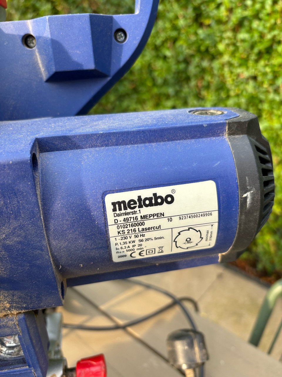 Metabo afkortzaag in goede staat