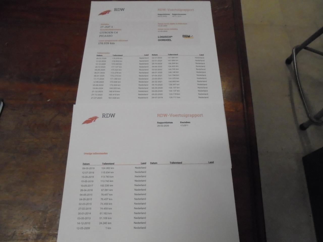 C4 Grand Picasso vol optie's Bwjr.2009 178.939Km N.A.P Apk Januari 2027