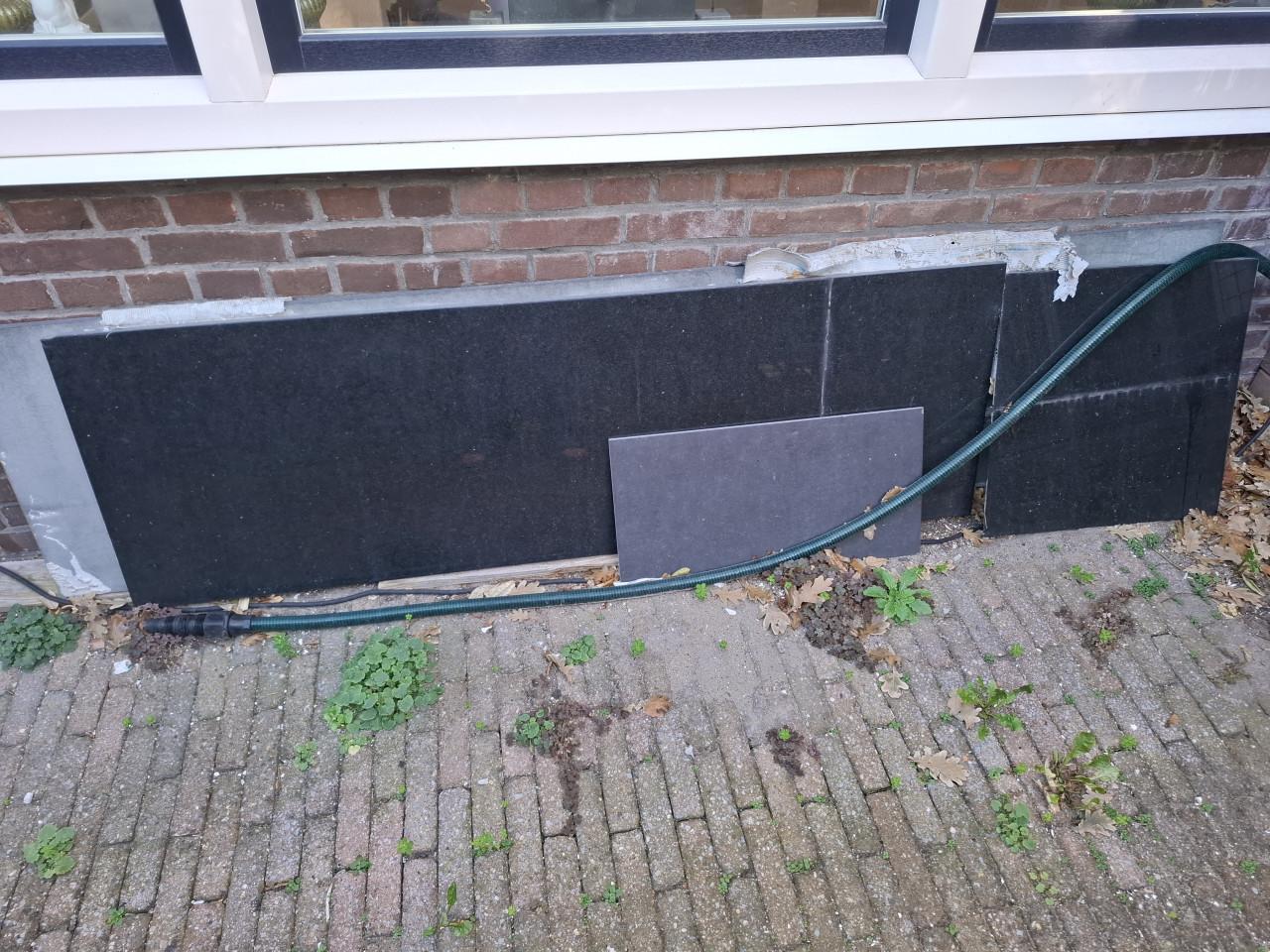 Granieten platen Gereserveerd