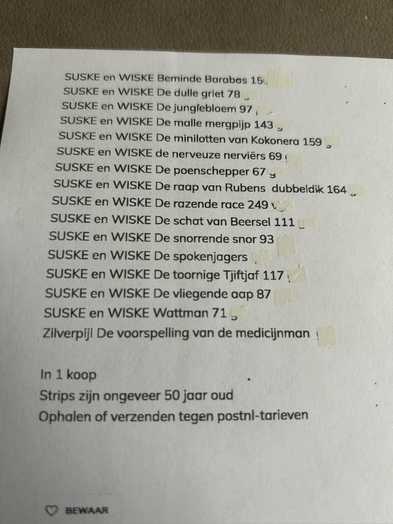 Verzameling stripboeken