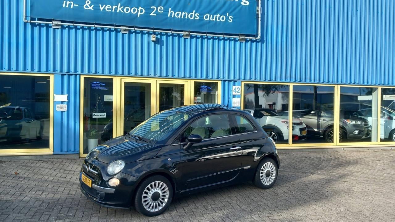 Fiat 500 1.2 Naked bj:2009 airco lm-velgen panoramadak
