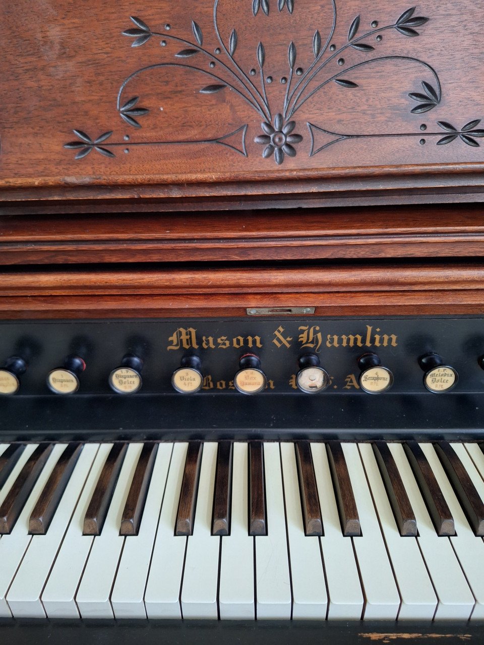 Mason & Hamlin traporgel (harmonium)