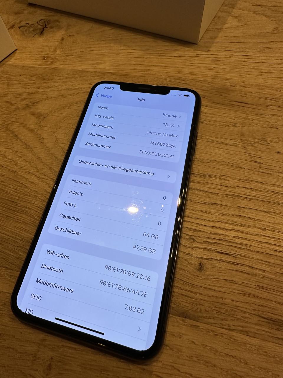 Apple iPhone XS Max 64 GB Spacegrey
