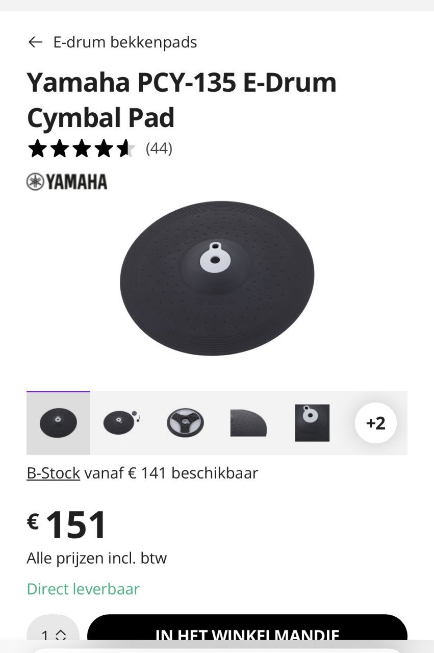 Yamaha cymbal pad